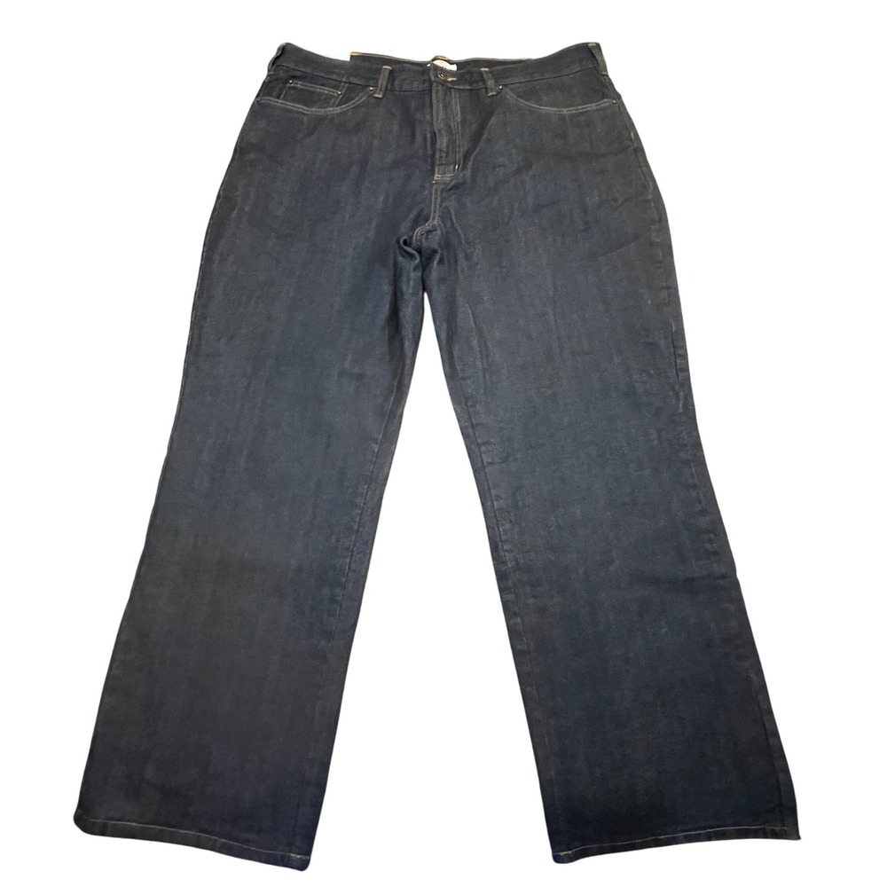 Croft & Barrow Mens‎ Flannel Lined Jeans Dark Wash Classic Fit 40x29